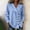 Blue, variant on NominalSnug Button down Shirts for Women Long Sleeve Shirts Collared Dressy Casual Blouses Loose Fit Fall Tops