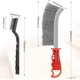 thumbnail image 4 of CHAO 6 cepillos de alambre, cepillos de alambre de mano de acero inoxidable, latón y nailon, grandes y pequeños para madera, limpieza de escoria de soldadura, eliminación de óxido Como se muestra Como, 4 of 5