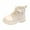 Beige, variant on Fozruso Stylish Girls Boots Soft Sole Short Ankle Boots Kids For Girls,Waterproof Boots Sizes 10.5 Little Kid(4-4.5 Years)