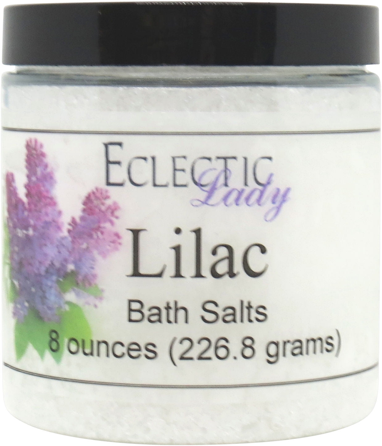 Lilac Bath Salts by Eclectic Lady, 8 ounces