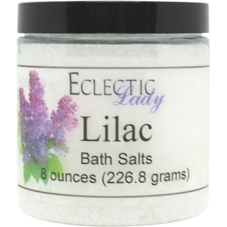 Lilac Bath Salts by Eclectic Lady, 8 ounces