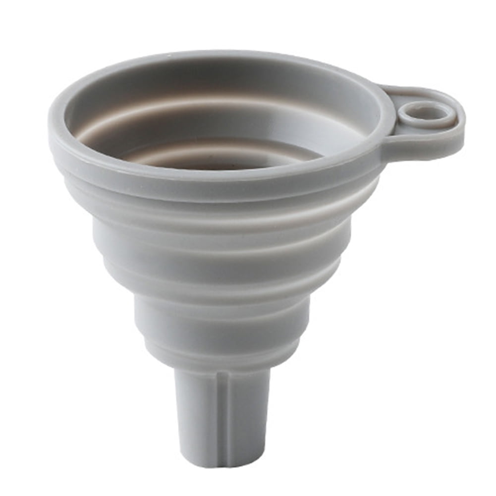 Riapawel Large Diameter Funnel Silicone Foldable Funnel for Filling