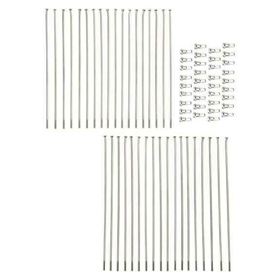 Tusk Motorcycle Spoke Kit - Front 21" Silver Spoke/Silver Nipple For Sherco 300 SC Cross Country 2017,2019-2020