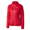 thumbnail image 2 of Women's Cutter & Buck Red Houston Cougars Rainier Eco Insulated Puffer Full-Zip Jacket, 2 of 3