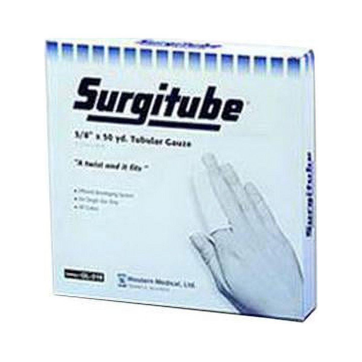 Surgitube Tubular Gauze Bandage, Size 2 White, 7/8" X 5 Yds. (large Fingers And Toes) Part No. Gl-205w (1/package)