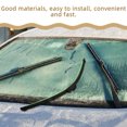 thumbnail image 3 of unbranded 1Par Car Wiper Strip Negro Para Parabrisas Con Función Estable Y Resistente, 3 of 8