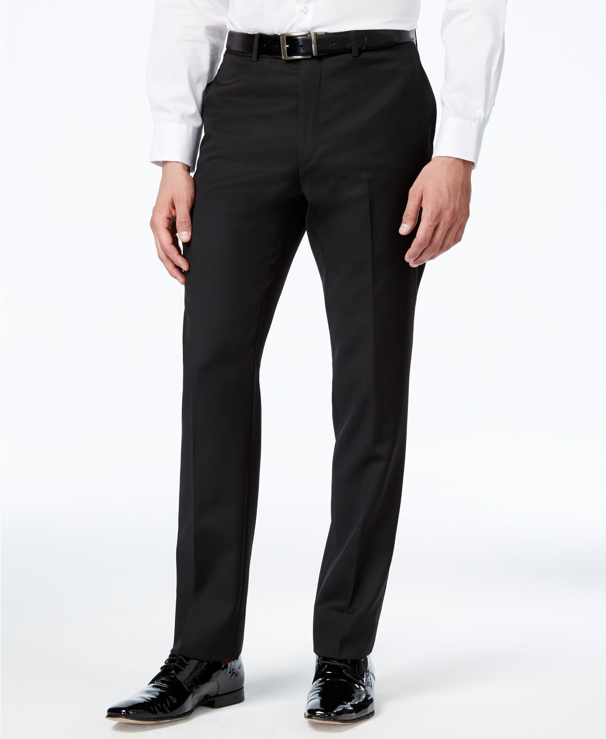 flat front slacks