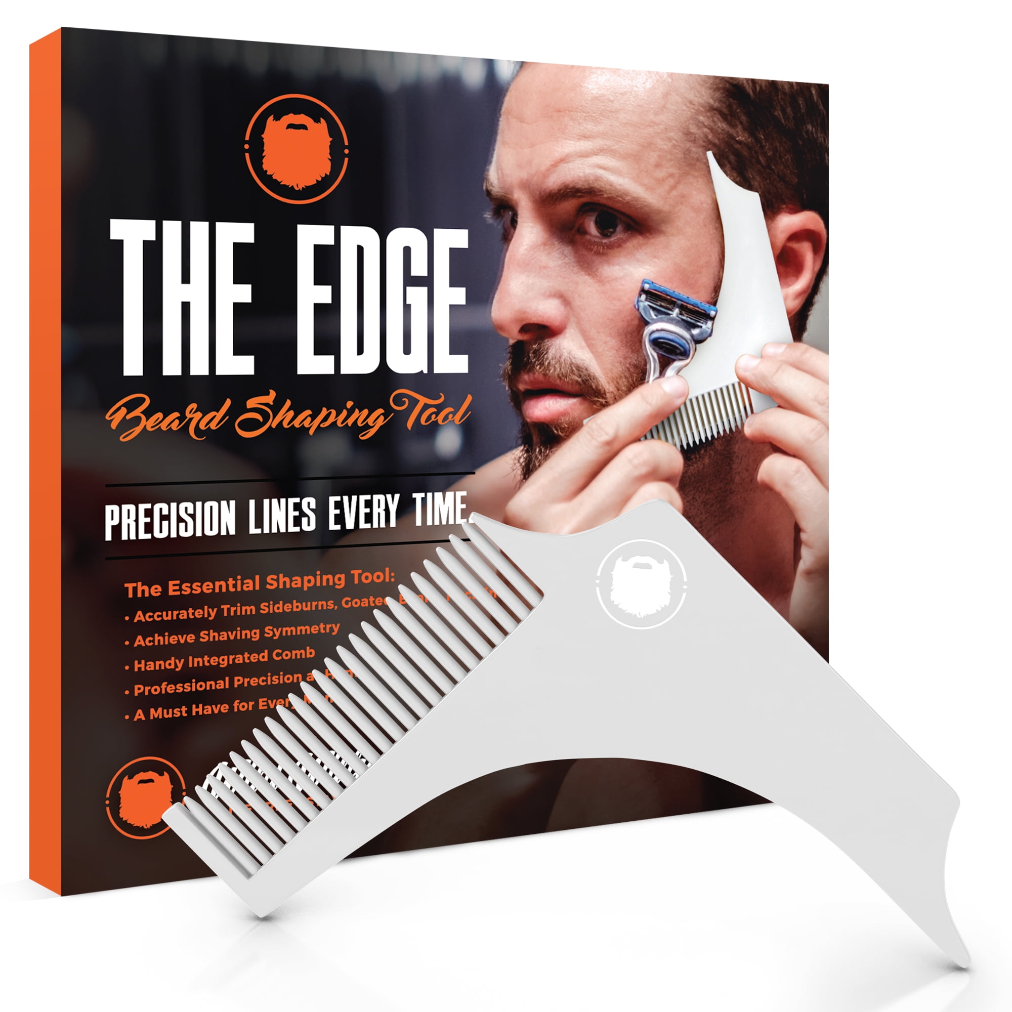 Wild Willies Beard Shaping Tool The Edge Beard Comb and Beard Grooming