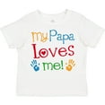 thumbnail image 3 of Inktastic My Papa Loves Me Boys or Girls Toddler T-Shirt, 3 of 5