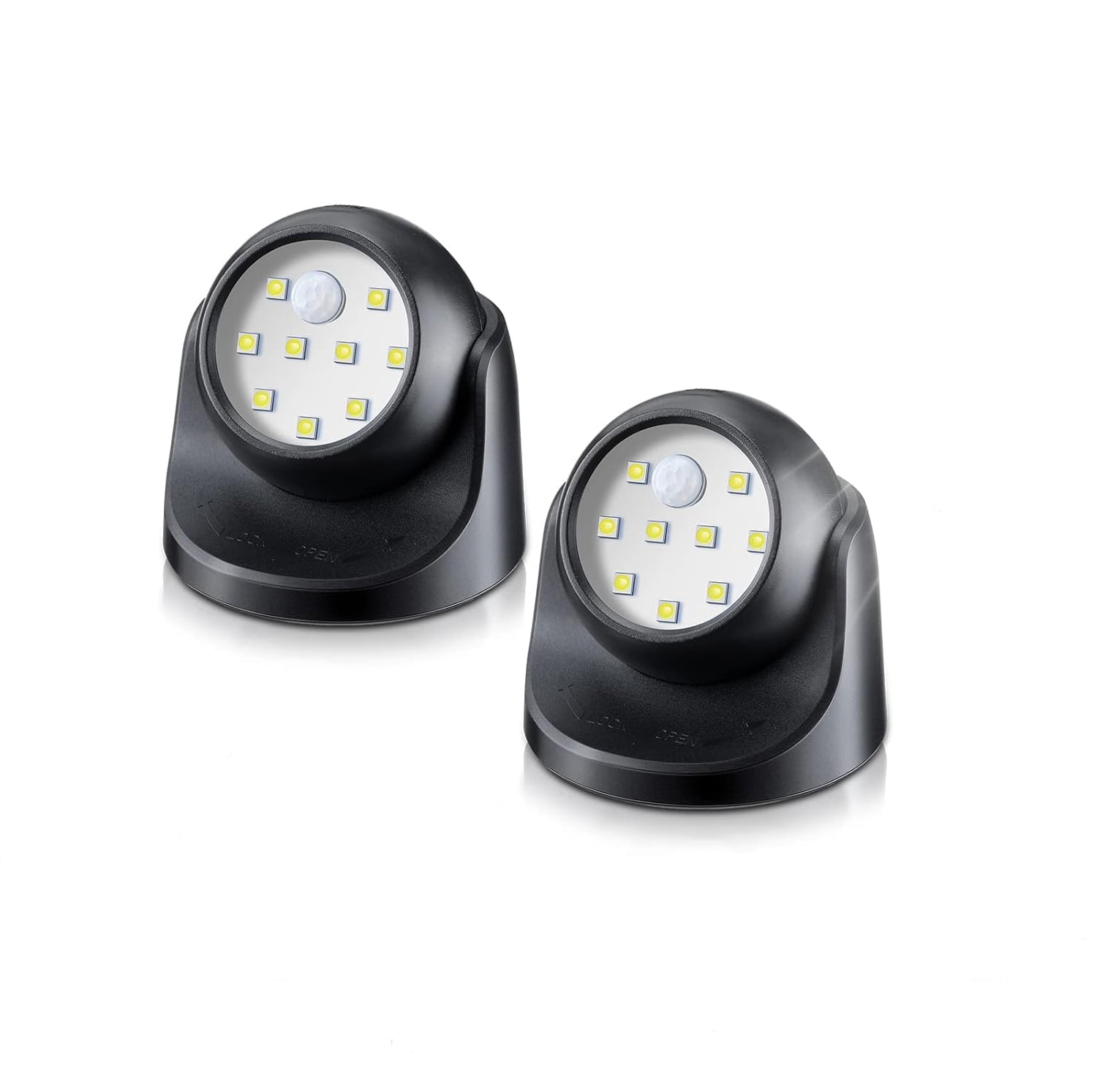 LUTEC Faretto LED Con Sensore Di Movimento PIR, 23.5W, 1700 Lumen, 4000K, IP54, Testine Regolabili, Per Esterno
