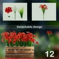 thumbnail image 5 of CADODIS 12 Bundles Artificial Flowers Outdoor No Fade Fake Plastic Flowers Outside Garden  Wedding Farmhouse Faux Plants Decoration Indoor Window Box Home Hanging Planters，RED, 5 of 6