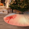 thumbnail image 6 of Daiia The Sunset of Dandelion Drawing Merry Christmas Tree Skirt , Xmas Large Lace-up Tree Skirt, Santa Snowflakes Rustic Home Decorations New Year Party Farmhouse Decor-48", 6 of 7