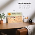 thumbnail image 4 of Padre Island, Texas, Shorebirds at Sunset Collection, Sanderlings, Birds (12x18 Aluminum Art, Indoor Outdoor Metal Sign Decor), 4 of 5