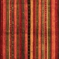 thumbnail image 1 of Ahgly Company Indoor Square Abstract Orange Contemporary Area Rugs, 8' Square, 1 of 1