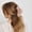#073-Pink, variant on CREATITOY 1 Pc Large Furry Rabbit Ear Hair Claw - Soft Comfortable, Fashion Accessory for Daily Wear Party Events