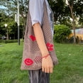 thumbnail image 2 of Kukuzhu Fairy Tote Bag Aesthetic Tote Bag Y2k Bag Tote Bag Aesthetic Y2k Crochet Tote Bag Aesthetic, 2 of 7