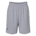 thumbnail image 1 of Russell Athletic Essential Jersey Cotton 10 Shorts with Pockets, L, Oxford, 1 of 2