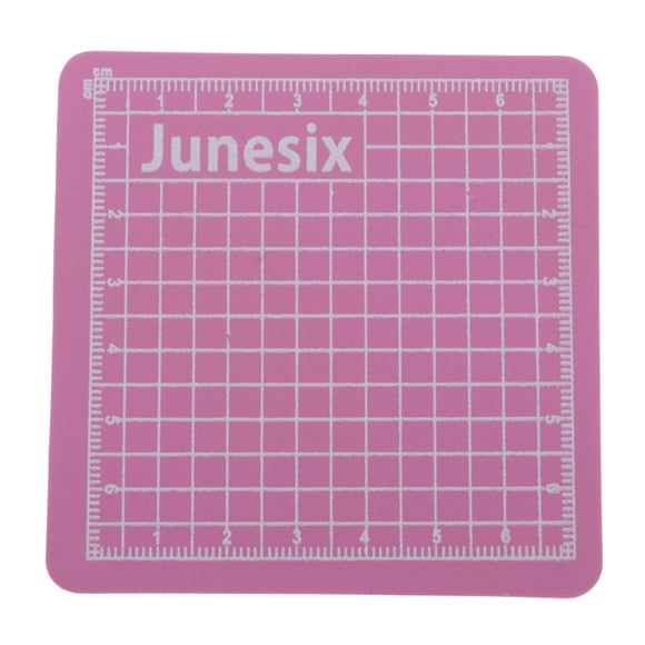 8X8CM PVC Mat Board Lines Craft Tool - Pink