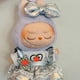 thumbnail image 3 of Venta caliente Labubu 2.ª generación de moda pequeña chaqueta de cuero falda sentada fiesta muñeca macarrón adornos juguete ropa regalos de cumpleaños, 3 of 5
