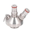 thumbnail image 3 of Beer Keg Dispenser, Tight Connect Durable O Ring Thread Female Threaded Lid 2 Ball Lock Stainless Steel Mini Keg Dispenser With Hose For Party, 3 of 8