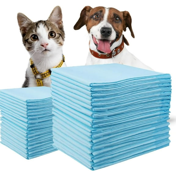 50 Pack (21"x15.5") Quick-Dry Training Pads: Ultra Absorbent, Leak-Proof Pee Pads for Extra Large Dogs, Cats, and Rabbits - Make Training a Breeze