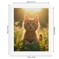 thumbnail image 2 of Paint by Numbers Kit for Adults, Orange Kitten Sunlit Meadow Paint by Numbers, Easy Paint by Numbers Kit for Adults Beginner, DIY Adult Paint by Number Kits on Canvas, Home Decor, 2 of 7