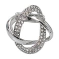 thumbnail image 1 of Anillo para bufanda, soporte para envolver a la moda, moderno para mujer, para ropa, pañuelo, Clip para chal de Metal, regalo de joyería, cierre de Plata, 1 of 8