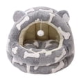 thumbnail image 2 of Antqov Cat Bed for Indoor Cats, Foldable Washable Cat Bed & Cave Soft Thick Removable Pet Bed for Kittens Home Office Supplies, 2 of 6