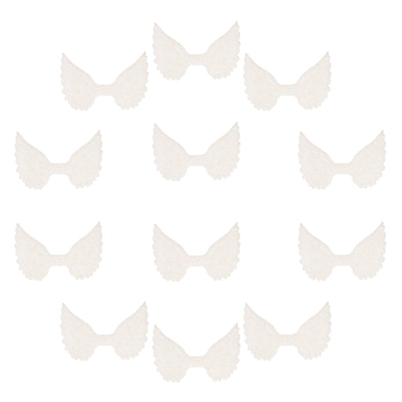 NIYANGLE 50Pcs Angel Wing Embroidery Patch for Clothes Repair and Unique Fashion Applique