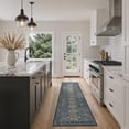 thumbnail image 3 of KUETH 2.5x12 Vintage Runner Rug Machine Washable Rugs for Living Room, Non Slip Flat Pile Rug with Rubber Backing, Boho Rug for Entryway Hallway Kitchen and Corridor, 3 of 11