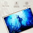 thumbnail image 6 of Elephant Stock Underwater Amphitrite Statue Wall Art - Horizontal Canvas Wall Art - Living Room Wall Decor - Fantasy And Sci-fi Canvas - Blue And Turquoise Decor - 48" x 32", 6 of 8