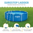 thumbnail image 3 of Funsicle 42" SureStep Pool Ladder, for Above Ground Swimming Pools, Blue & White, 3 of 10