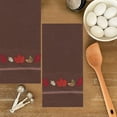 thumbnail image 6 of Kane Home Fall Kitchen Towel 2-Piece Set, Waffle Style Brown Autumn Leaves 16x26 inch, 6 of 7