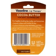 Vaseline Lip Therapy Cocoa Butter Lip Balm Moisturizer Petroleum .25oz