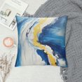 thumbnail image 2 of Pratyus Waves Brush Strokes Stripes Pillow Cases with Zipper Closure Home Decor for Living Room Bedroom Cushion Outdoor Pillowcase 1PC 12x12in, 2 of 5