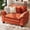 Terracotta, variant on WACASA Modern Accent Chair and a Half, 49.5'' W Oversized Chairs in Living Room, Chenille Comfy Reading Chair, Armchair with Wide Armrests, White