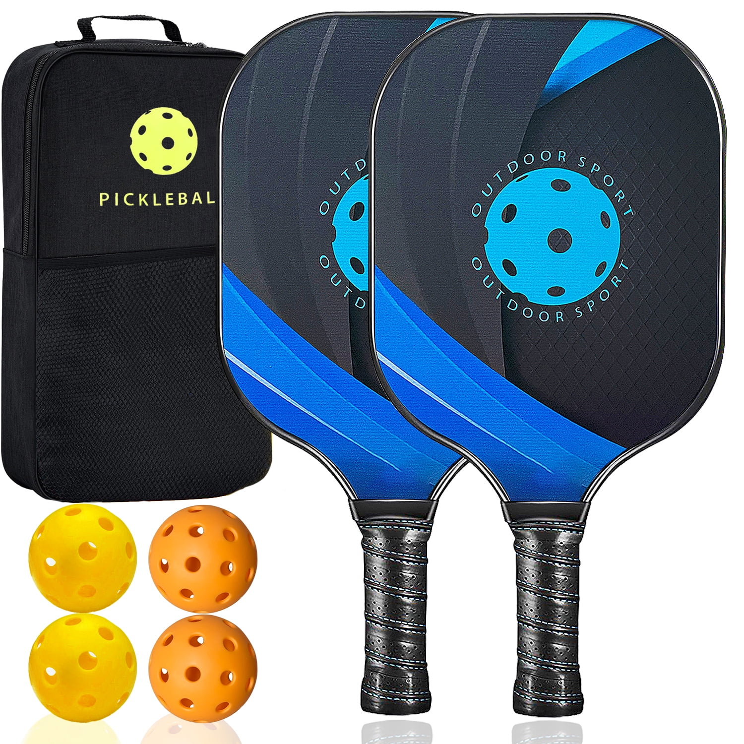 特別価格Boulder Sports Carbon Fiber Pickleball Paddles - Set of 2 Racquets ...