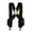 black, variant on MELOTOUGH Men Side Clip Suspenders| Work Suspenders 2" Wide Trucker Style Suspenders（2pak)