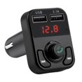 thumbnail image 1 of Universal B3 Transmisor FM inalámbrico Soporte Tarjeta TF Llamada manos libres Bluetooth Coche Reproductor de MP3 Dual USB Teléfono celular Cargador automático Eigraketly DZ4679-02B, 1 of 2