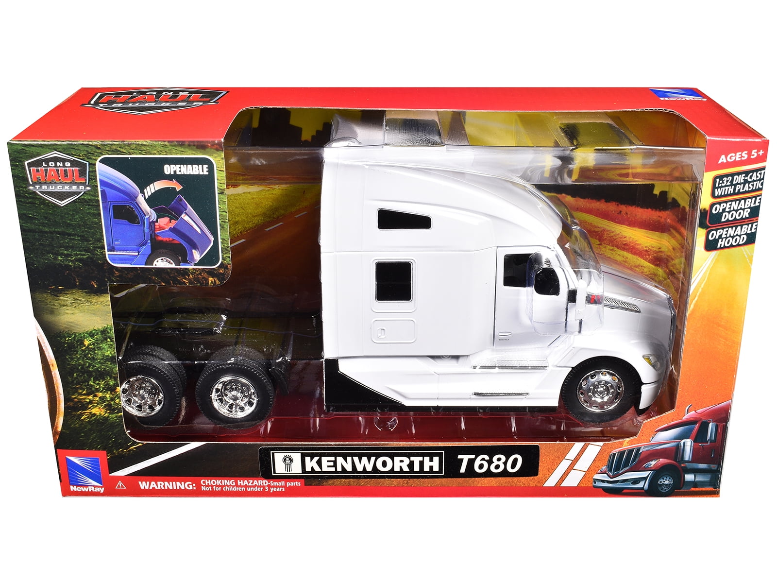Kenworth T680 Truck Tractor White 