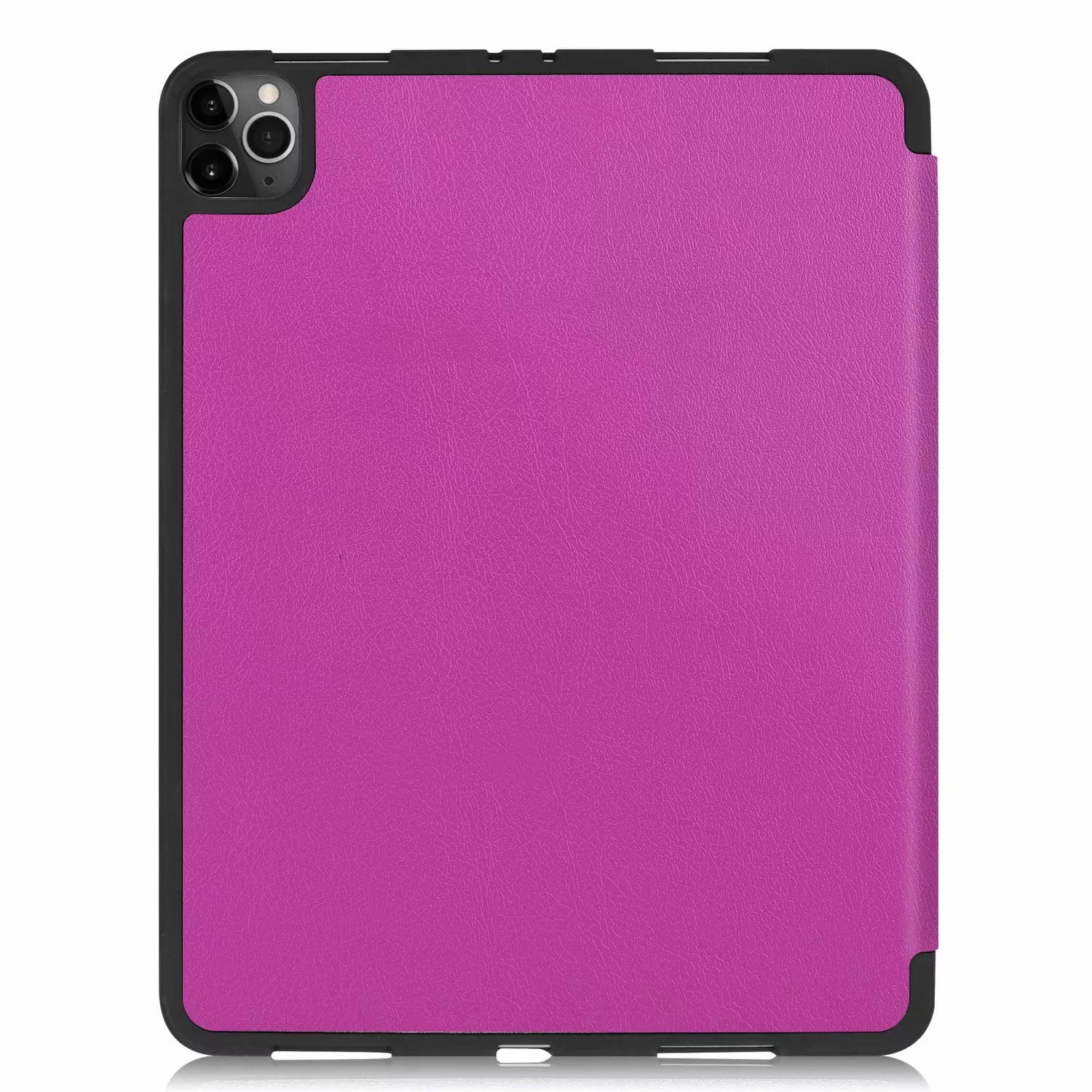 iPad Pro 11 Case 2020 Build in Pencil Holder, Allytech Slim Fit PU Leather Multi Angle Stand Auto Sleep Wake [Support Apple Pencil Charging] Protective Cover Case for Apple iPad Pro 11" 2020,Purple
