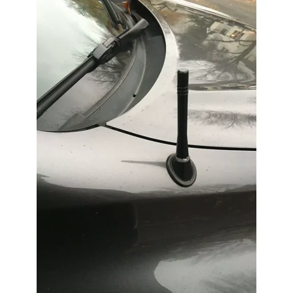 4" inch Short Black Aluminum Antenna Mast Power Rod Radio AM/FM for TOYOTA HIGHLANDER 2001-2013