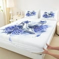 thumbnail image 3 of Castle Fairy Romantic Floral Flowers Twin Sheet Sets,Happy Valentine's Day Bedding, 3 of 7