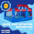 thumbnail image 5 of Sunny & Fun Fun Bounce House with Toddler Slide Inflatable Jump House, 5 of 8