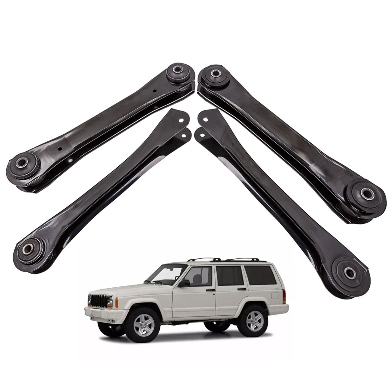 Maxpeedingrods 4 Pcs Front Upper & Lower Control Arm For Jeep Cherokee 1990 - 2001 K620244