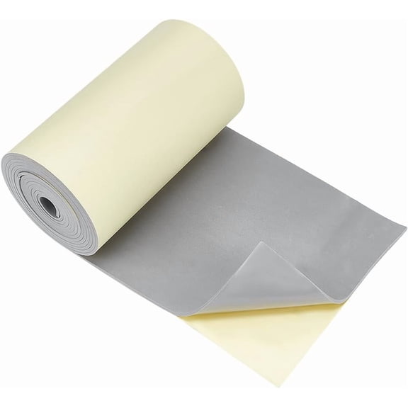 118x7.8 Inch Light Grey Self-Adhesive EVA Foam Roll 3mm Thick Sticky Upholstery Foam Sheets Craft Foam Sheet for Scrapbooking Crafts Cosplay Model Cushion Furniture