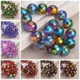 thumbnail image 2 of U8MO Round 6mm 8mm 10mm Shiny Patterns Crystal Glass Loose Beads For Jewelry Making-Color 8-8mm 30pcs, 2 of 5