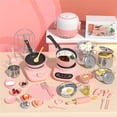 thumbnail image 4 of Children's Real Cooking Kitchen Toys 22 PCS Set Utensils And Even A Stove, 4 of 9