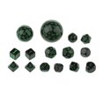 thumbnail image 5 of Guardoinrt 15 Pcs dés Acryliques Multi-Côtés pour Jeu de Rôle Vert, 5 of 5