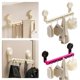 thumbnail image 2 of Plastic Hanging Towel Holder Multifunctional Bathroom Storage Hanger for Washroom Toilet, 2 of 5